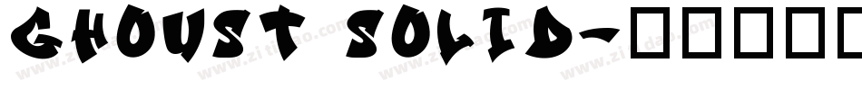 Ghoust Solid字体转换